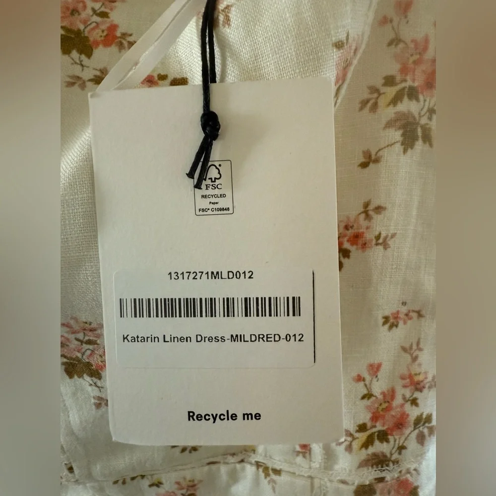 Reformation Katarin linen dress (2) - Picture 8 of 9